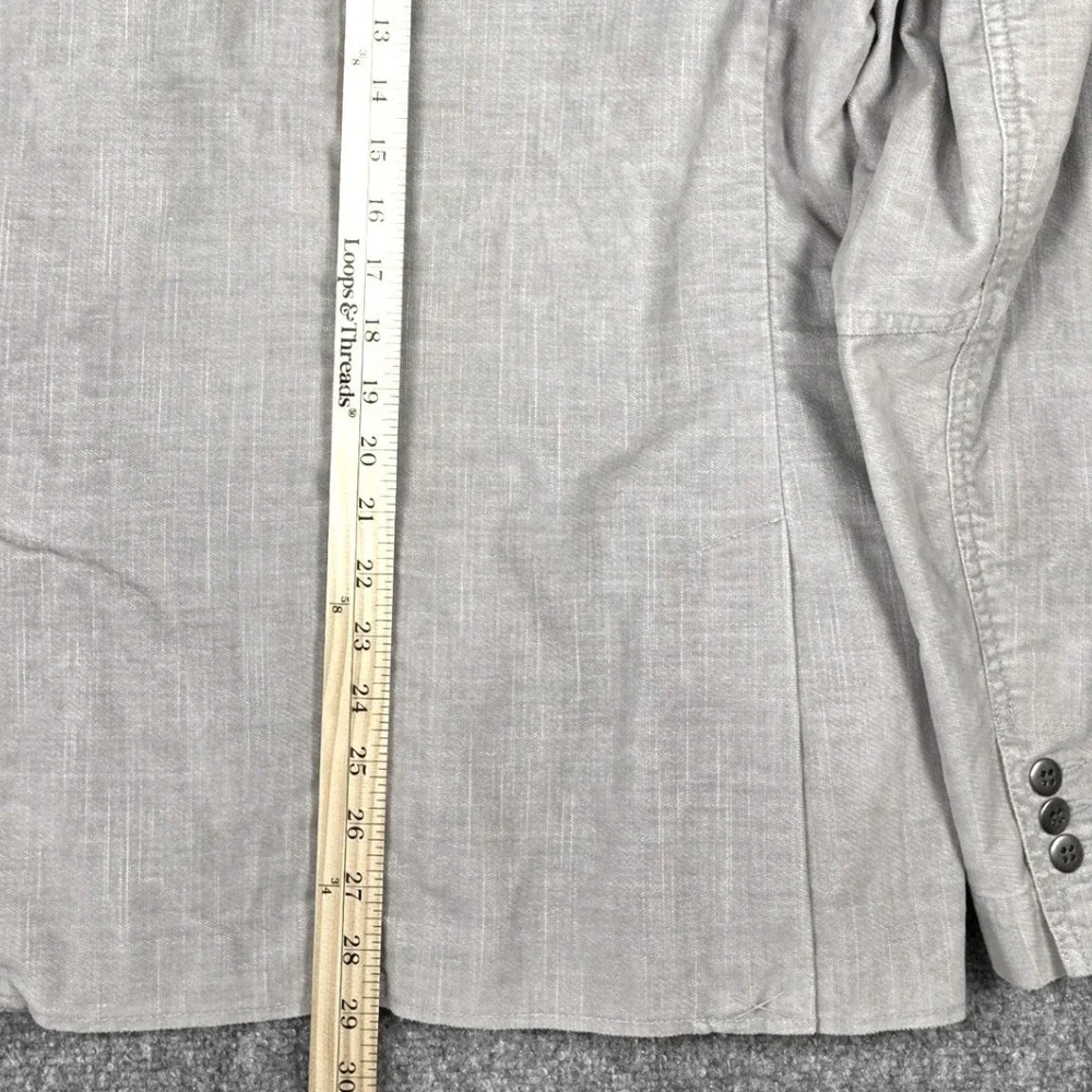 Calvin Klein Blazer Mens M 42R Grey‎ Cotton Blend NWT Sport Coat Professional